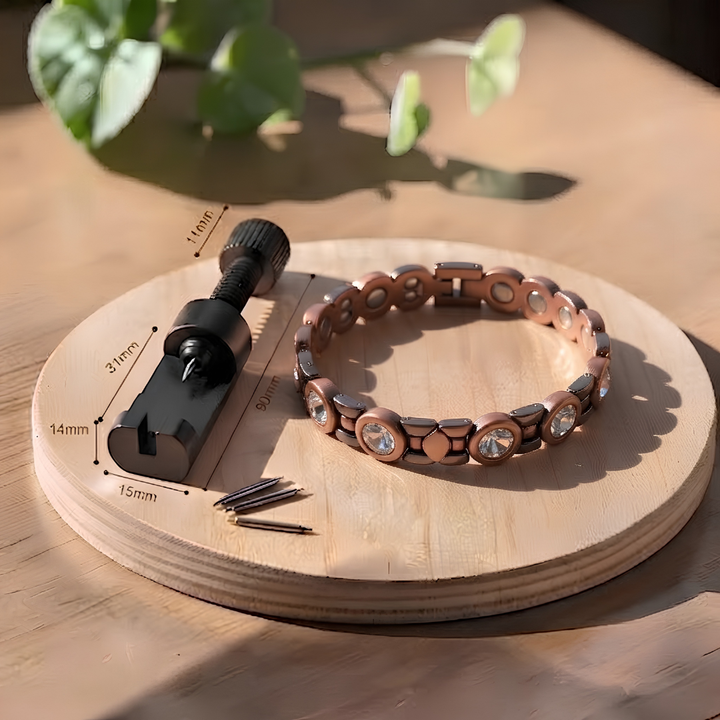 Ella's Ember Big Copper Bracelet