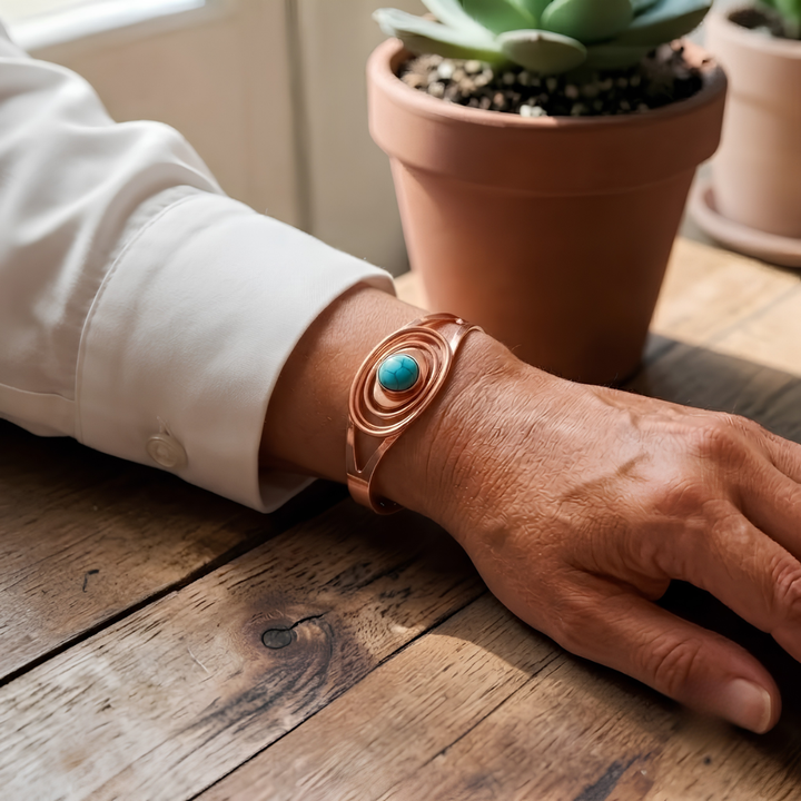 Ella's Pearl Copper Bracelet