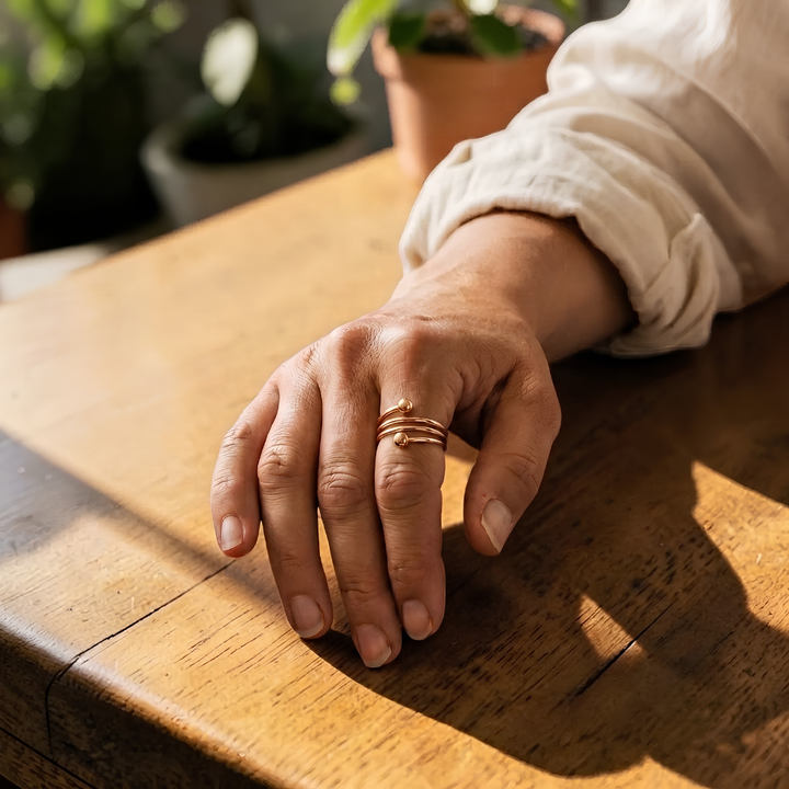 Ella's Silt Copper Ring Gold