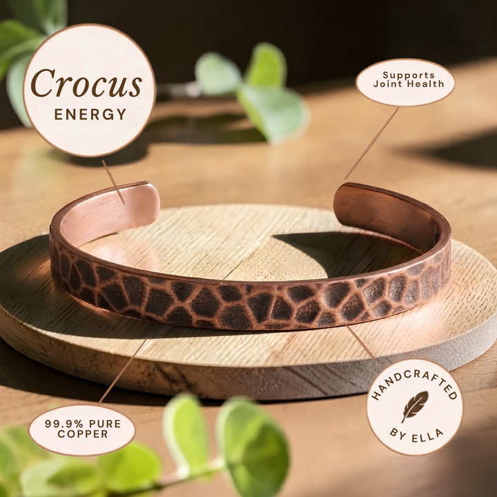 Ella's Crocus Copper Bracelet
