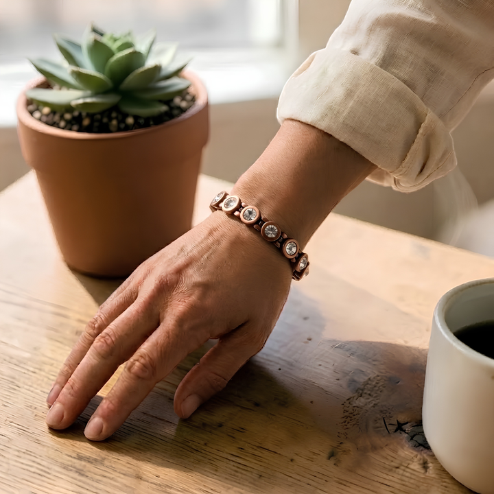 Ella's Ember Big Copper Bracelet