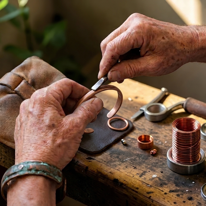 Ella's Solis Copper Bracelet
