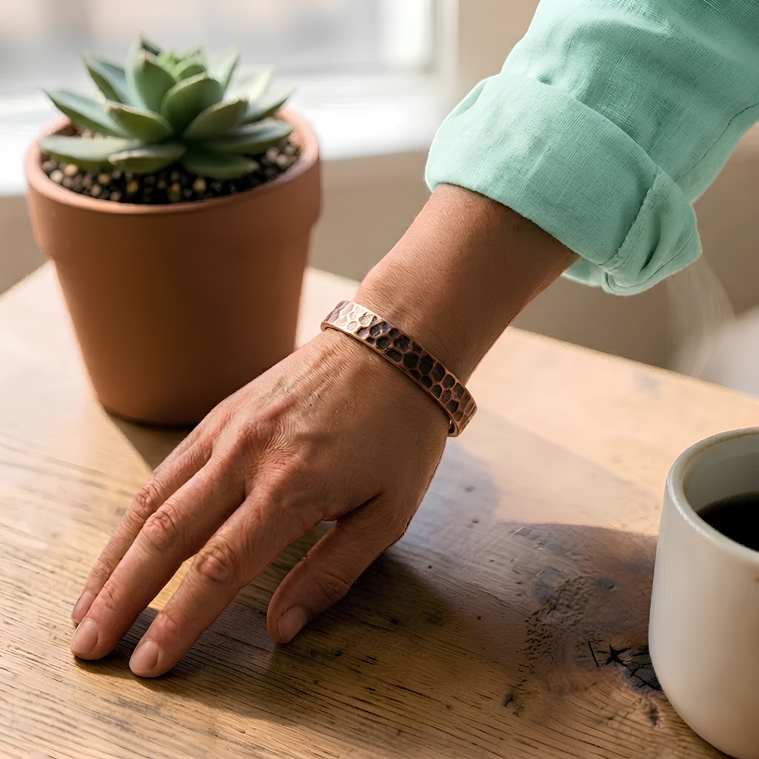 Ella's Crocus Copper Bracelet