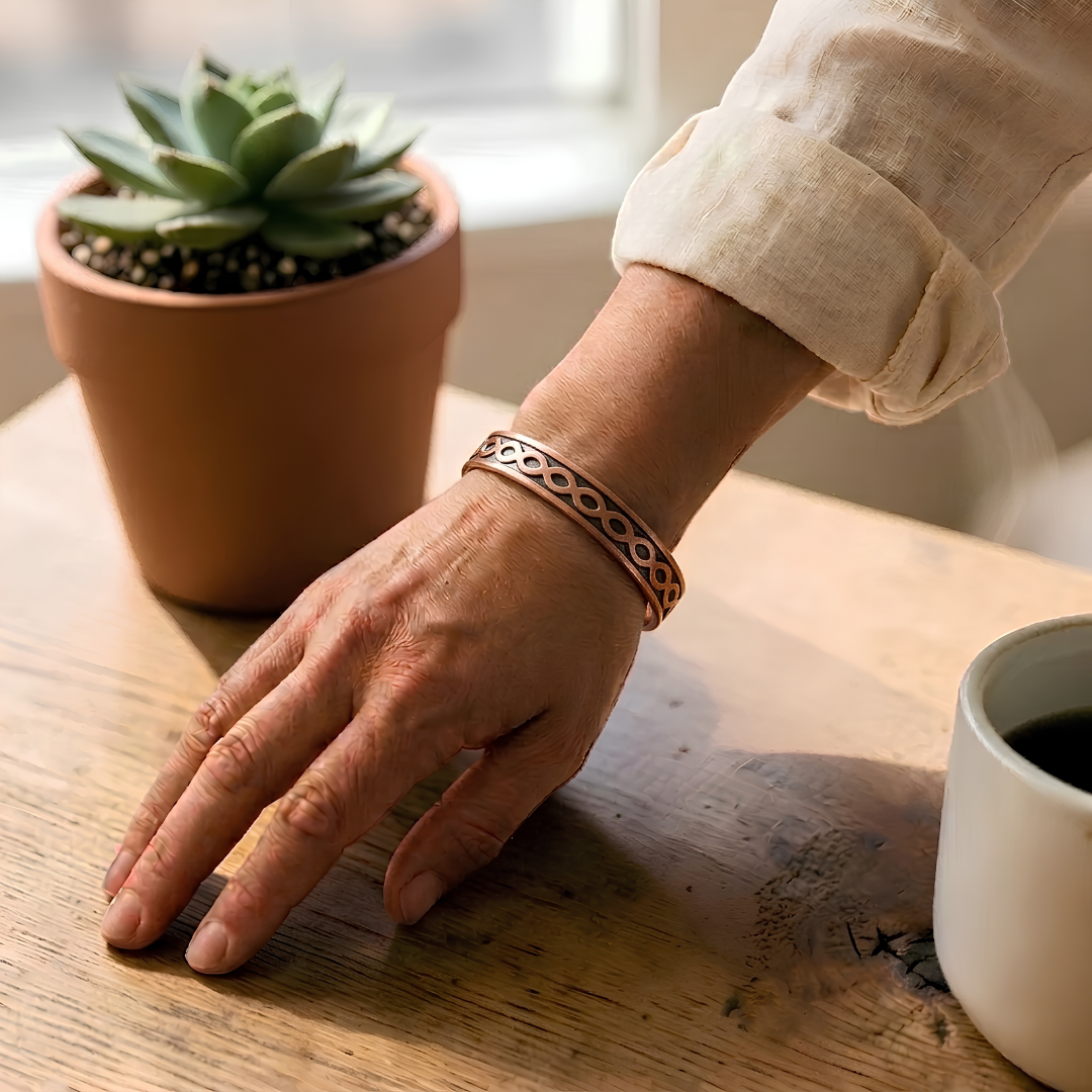Ella's Freesia Copper Bracelet