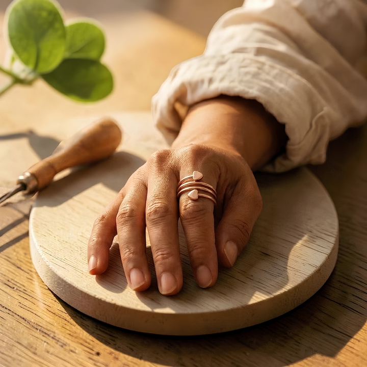 Ella's Blush Copper Ring