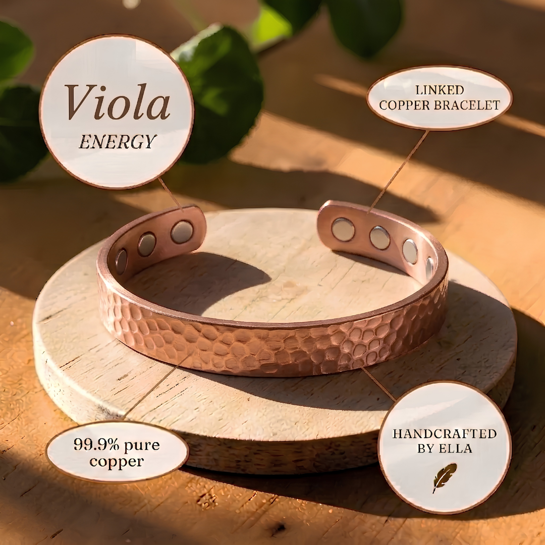 Ella's Viola Copper Bracelet