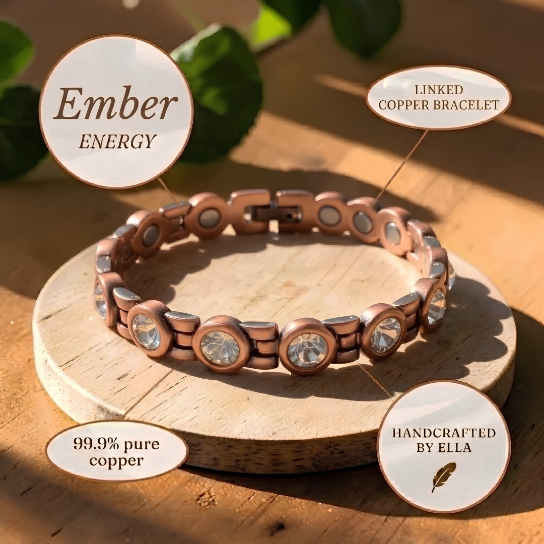 Ella's Ember Big Copper Bracelet