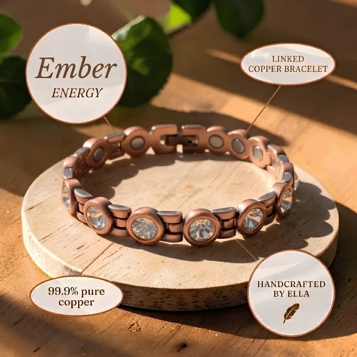 Ella's Ember Big Copper Bracelet