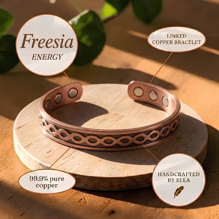 Ella's Freesia Copper Bracelet