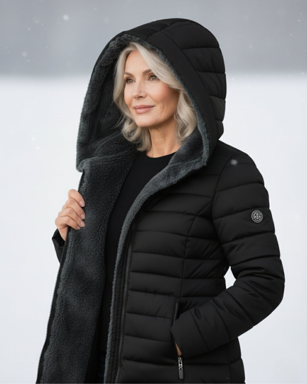Puffer Jacket with Warm Lining
