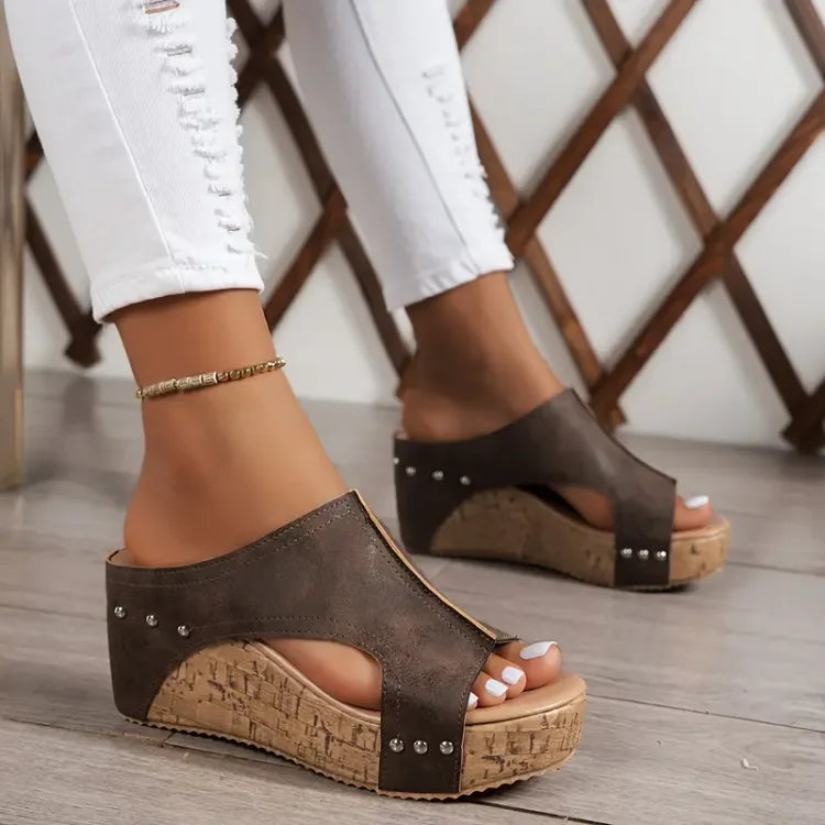 Melissa | Arch Support Wedge Sandals