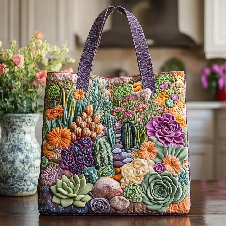 Succulent Tote Bag - Padded