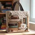Coffee Chapter - Quilted Tote Bag
