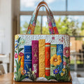 Flourishing Library - Padded Tote Bag