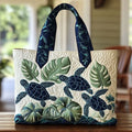The Grace of the Sea Turtle - Padded Tote Bag
