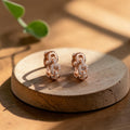 Ella's Link Copper Earrings