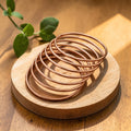 Ella's Plain Copper Bangle Set