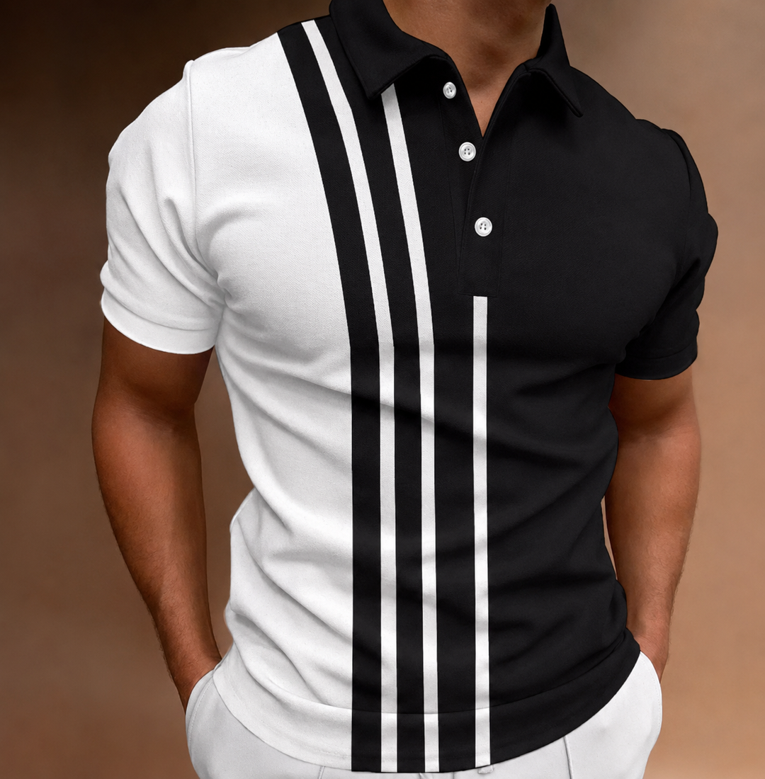 Mason | Elegant Two-Tone Polo