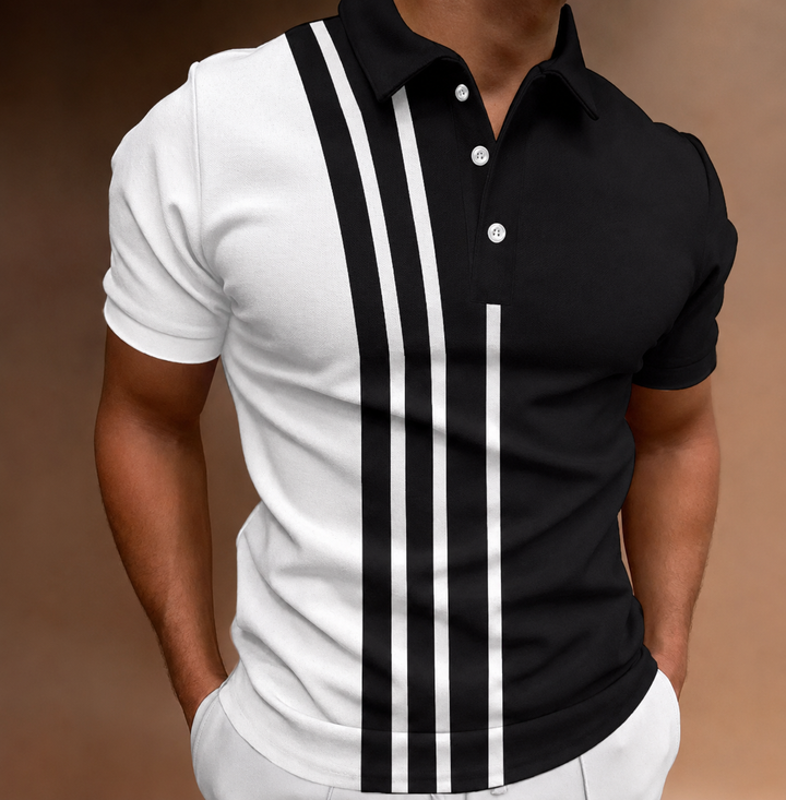 Mason | Elegant Two-Tone Polo