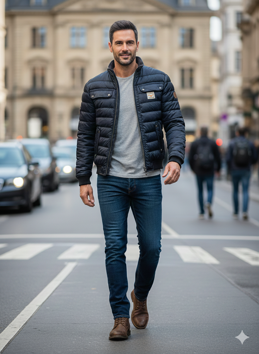 RIVERTON | Urban Voyager Padded Jacket
