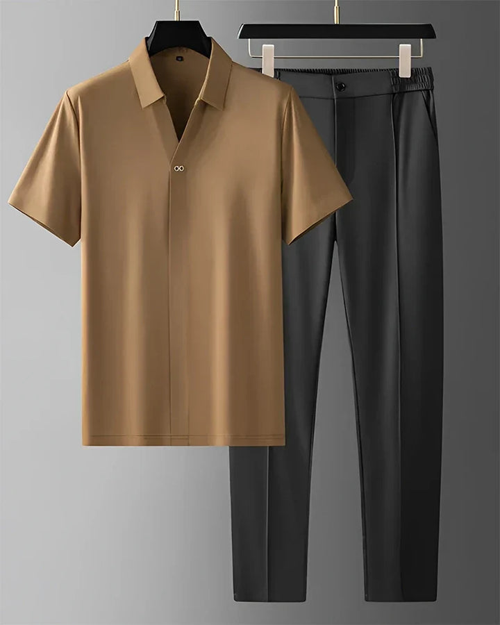 Harvard Polo Two-Piece Set