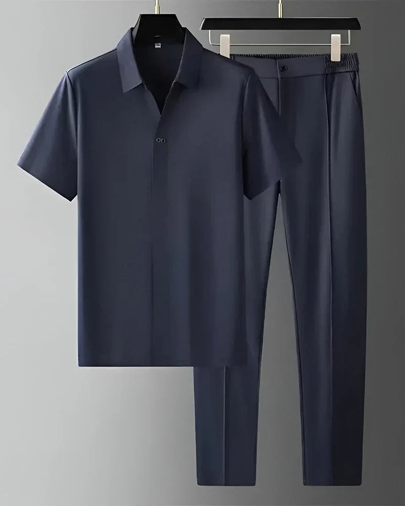Harvard Polo Two-Piece Set