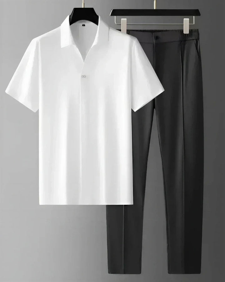 Harvard Polo Two-Piece Set