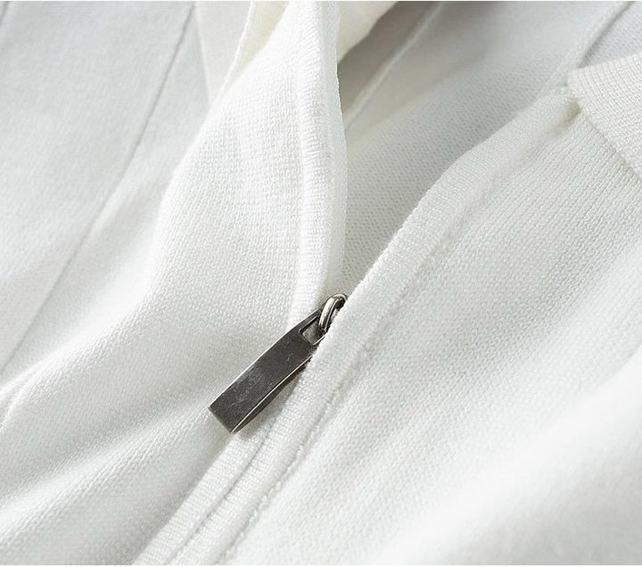 Clark | Striped Zip Polo Shirt