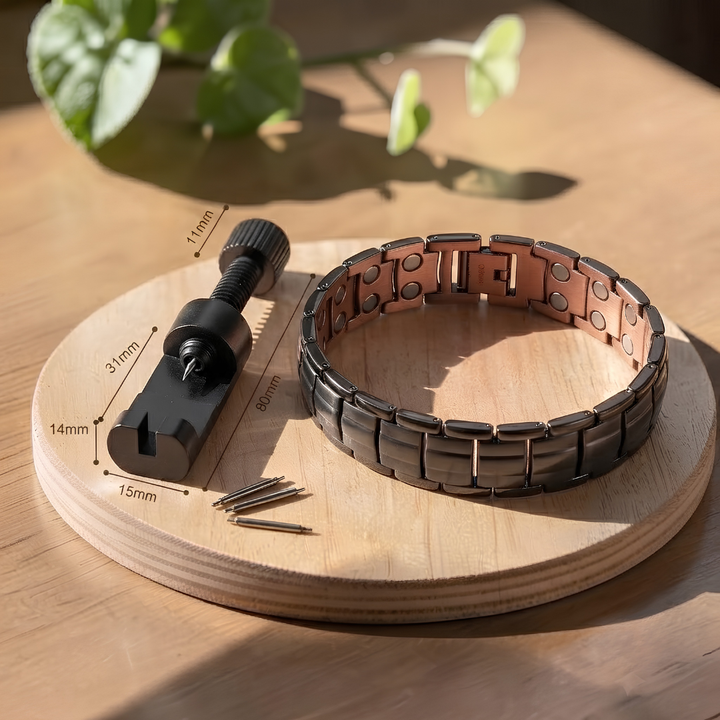 Ella's Ochre Men's Copper Bracelet