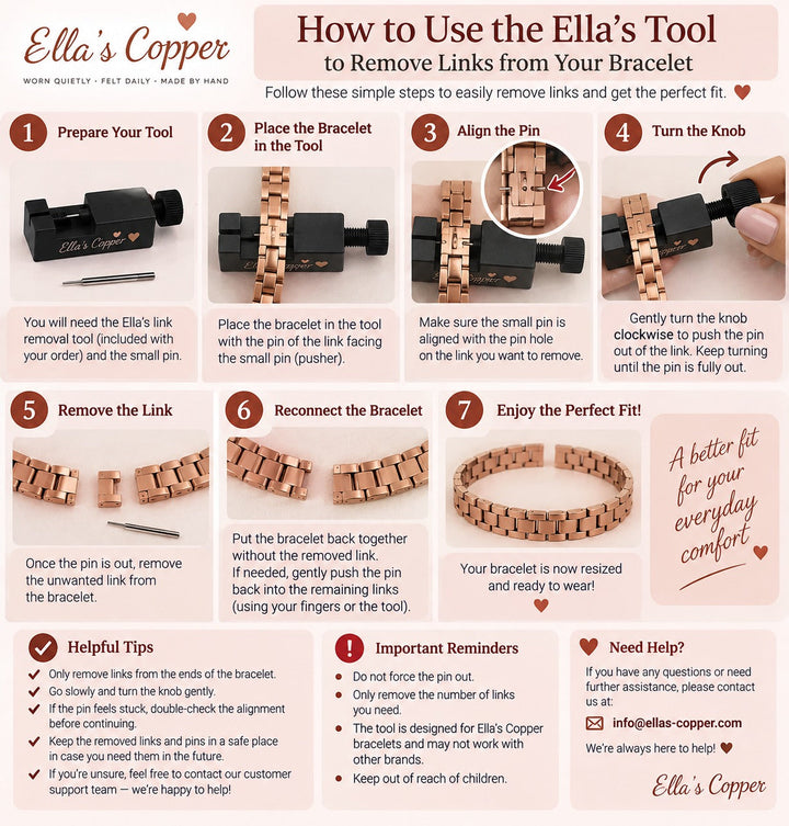 Ella's Ferro Copper Bracelet