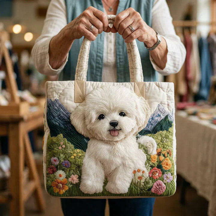 Enchanted Dog - Quilted Tote Bag