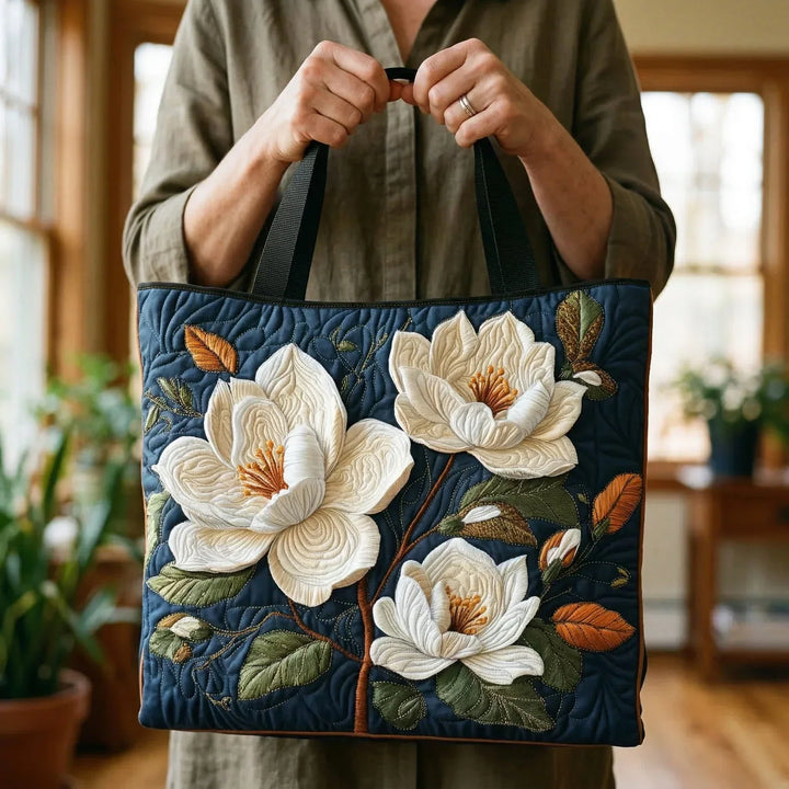 Sart Magnolia - Quilted Tote Bag