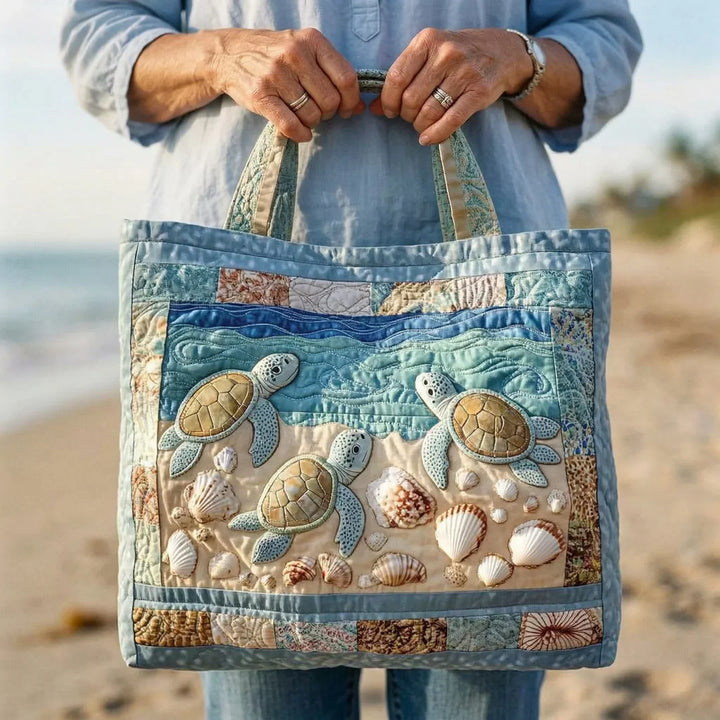 Sea Turtles - Padded Tote Bag