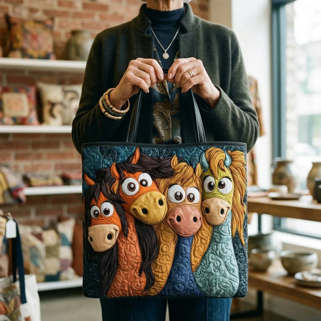 Lekne Ponnier - Quilted Tote Bag