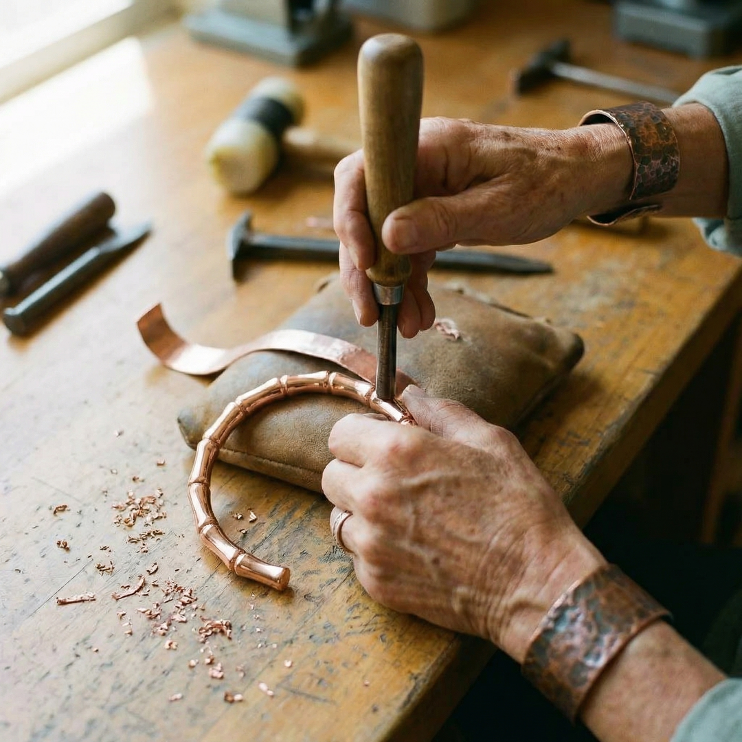 Copper Bracelet Gabriella Budapest Grove