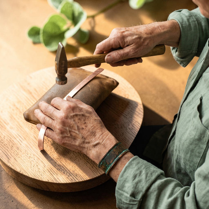 Ella's Jade Copper Bracelet