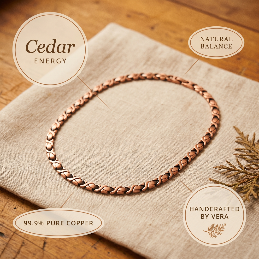 Ella's Cedar Copper Necklace