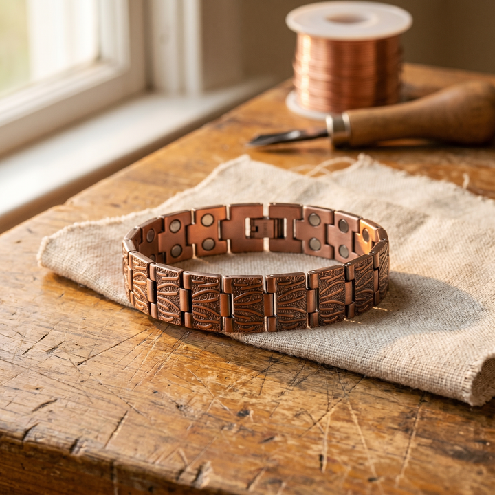 Men's Copper Bracelet Gabriella Budapest Grit