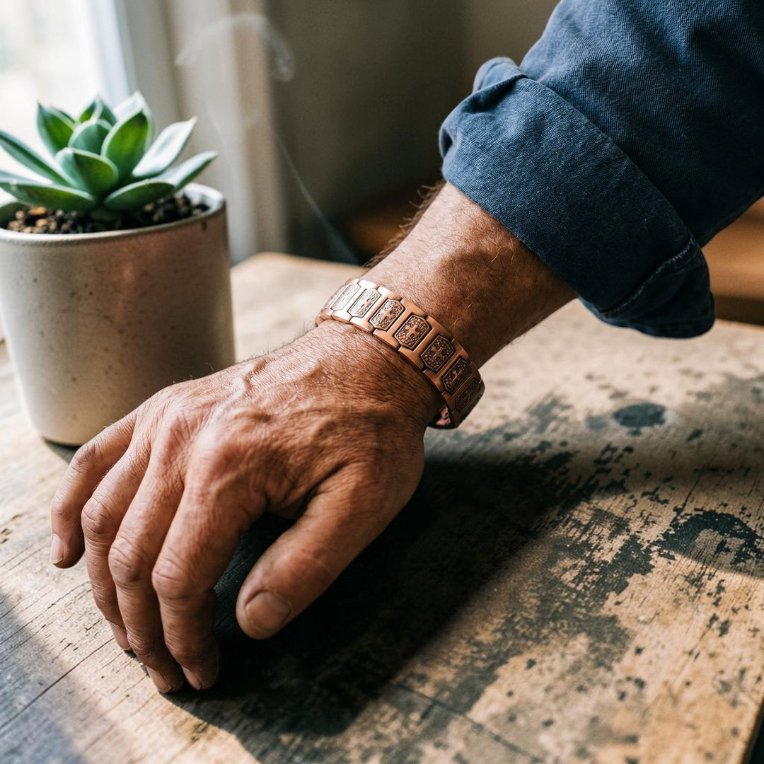 Ella's Gale Men's Copper Bracelet