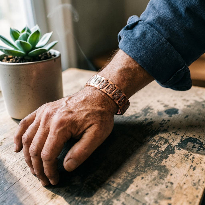 Ella's Gale Men's Copper Bracelet
