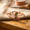 Opalescent Copper Bracelet