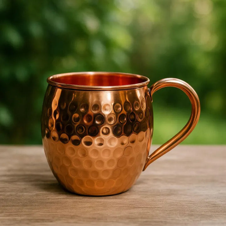 440 ml Hammered Copper Mug