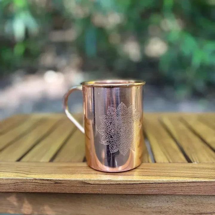470 ml Mandala Copper Mug